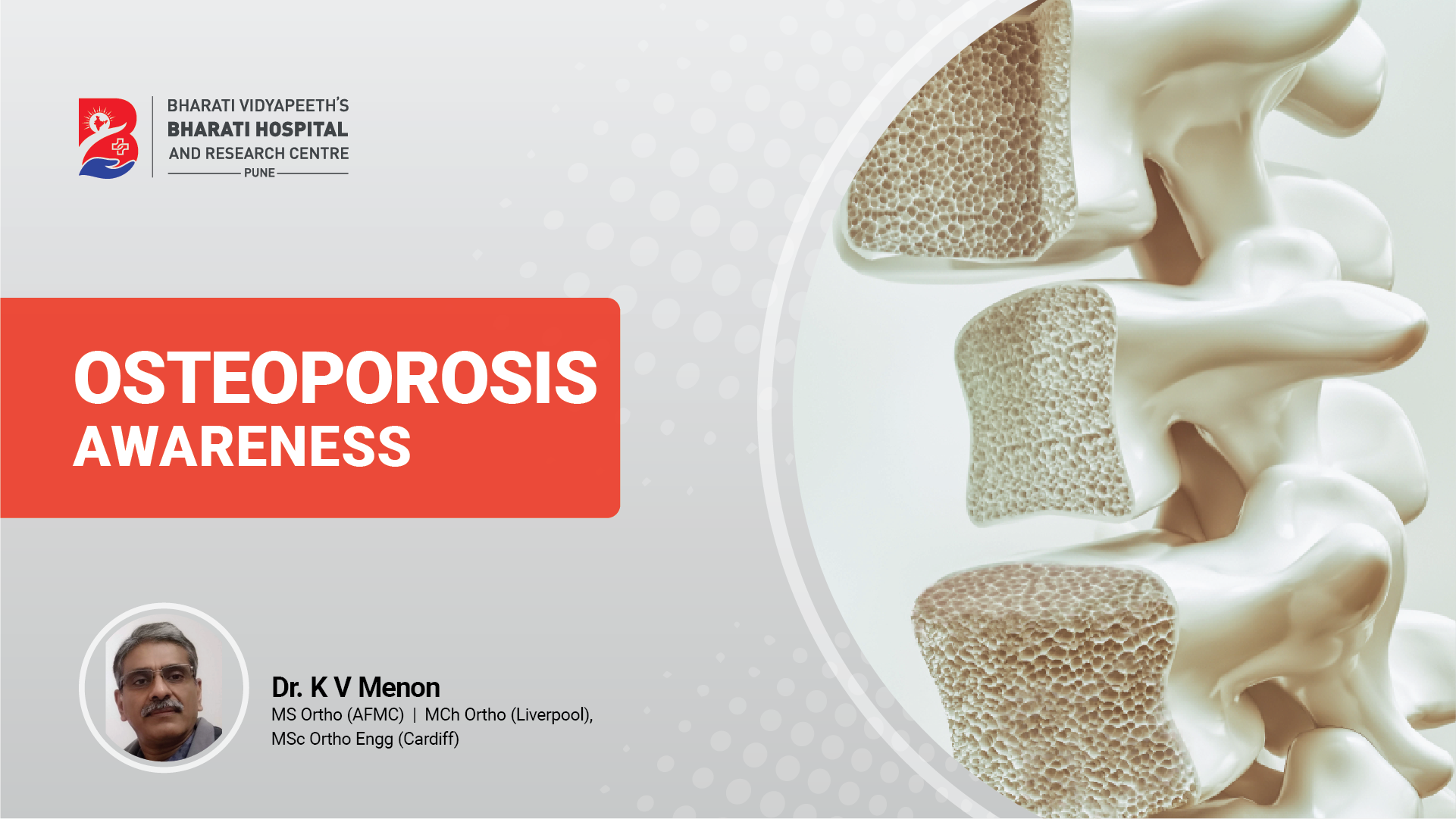 Osteoporosis Day Awareness || Bharati Hospital And Research Centre||